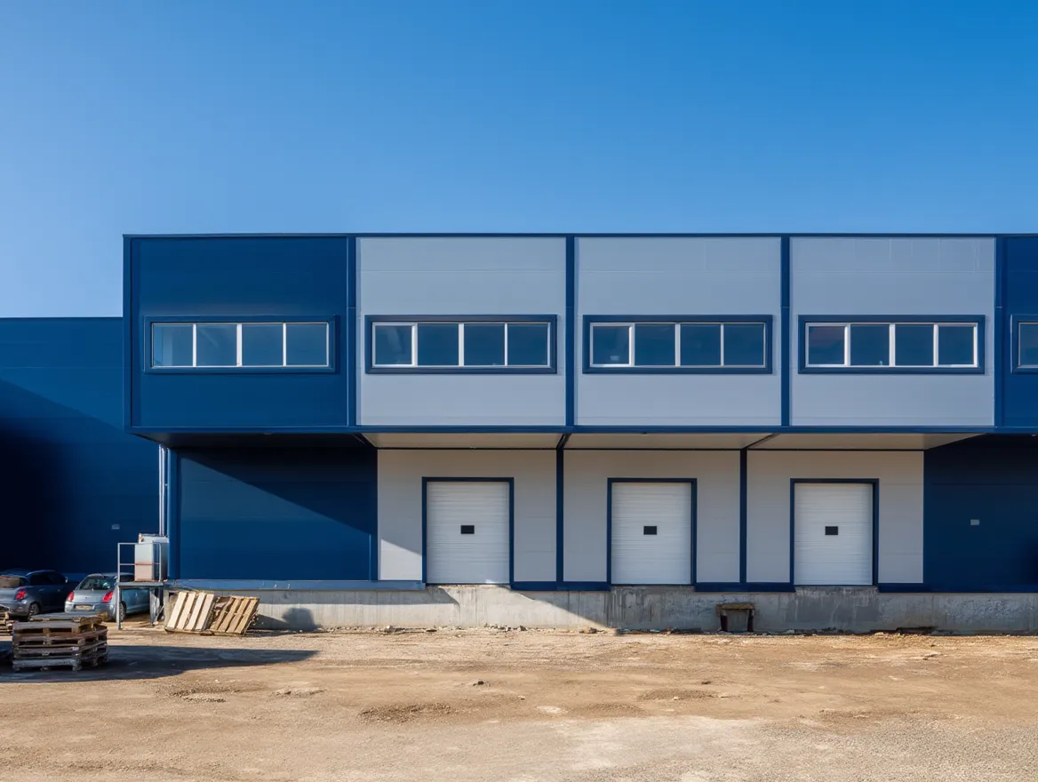 Каркасный склад с сэндвич-панелями 18х36х6.3 м